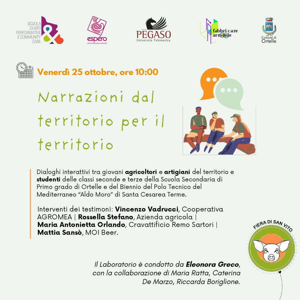 Narrazioni dal territorio per il&nbsp;territorio